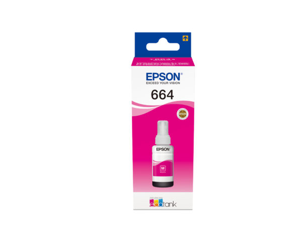 Epson 664 Ecotank Magenta ink bottle (70ml) Epson 664 Ecotank Magenta ink bottle (70ml)