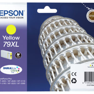 Epson Tower of Pisa Singlepack Yellow 79XL DURABrite Ultra Ink Epson Tower of Pisa Singlepack Yellow 79XL DURABrite Ultra Ink