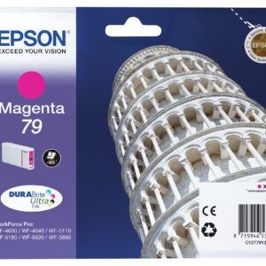 Epson Tower of Pisa Singlepack Magenta 79 DURABrite Ultra Ink Epson Tower of Pisa Singlepack Magenta 79 DURABrite Ultra Ink