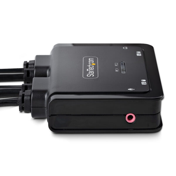 StarTech.com 2-Port Hybrid USB-C DisplayPort Cable KVM Switch, 4K StarTech.com 2-Port Hybrid USB-C DisplayPort Cable KVM Switch, 4K