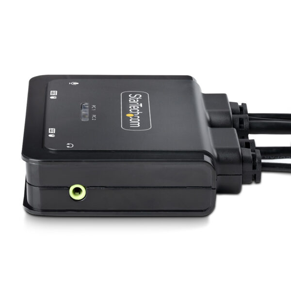 StarTech.com 2-Port Hybrid USB-C DisplayPort Cable KVM Switch, 4K StarTech.com 2-Port Hybrid USB-C DisplayPort Cable KVM Switch, 4K