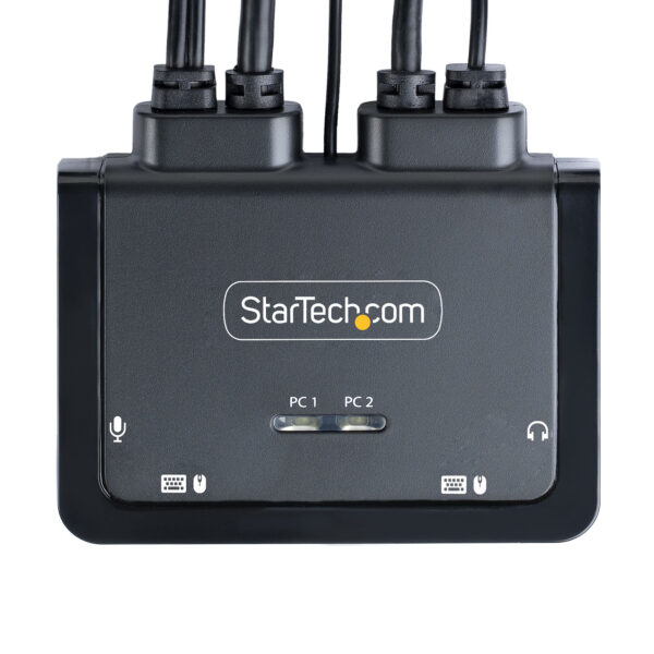 StarTech.com 2-Port Hybrid USB-C DisplayPort Cable KVM Switch, 4K StarTech.com 2-Port Hybrid USB-C DisplayPort Cable KVM Switch, 4K
