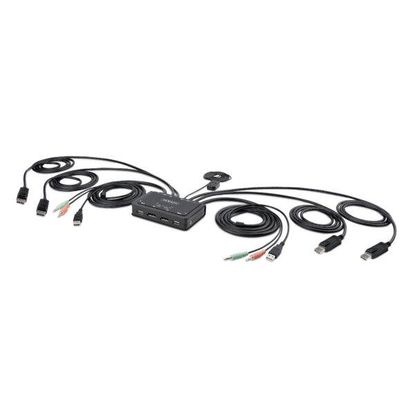StarTech.com 2-Port Dual-Monitor DisplayPort Cable KVM Switch, 4K StarTech.com 2-Port Dual-Monitor DisplayPort Cable KVM Switch, 4K