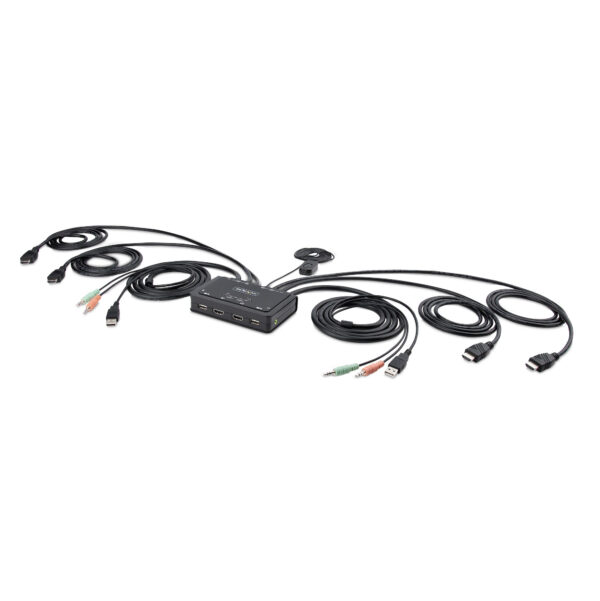 StarTech.com 2-Port Dual-Monitor HDMI Cable KVM Switch, 4K 60Hz, StarTech.com 2-Port Dual-Monitor HDMI Cable KVM Switch, 4K 60Hz,