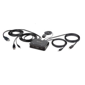 StarTech.com 2-Port Hybrid USB-C HDMI Cable KVM Switch, 4K 60Hz, StarTech.com 2-Port Hybrid USB-C HDMI Cable KVM Switch, 4K 60Hz,