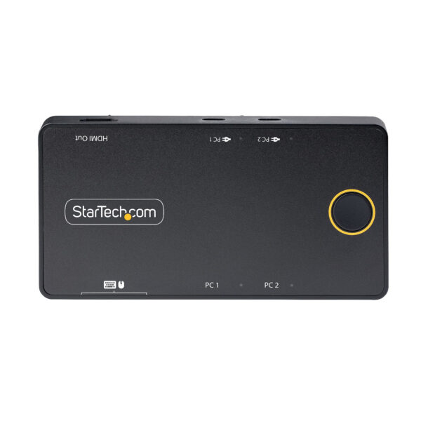 StarTech.com 2-Port USB-C KVM Switch, Single-4K 60Hz HDMI Monitor,