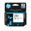 HP 343 Tri-color Original Ink Cartridge HP 963XL High Yield Cyan Original Ink Cartridge