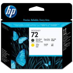 HP 72 Matte Black and Yellow DesignJet Printhead HP 72 Matte Black and Yellow DesignJet Printhead