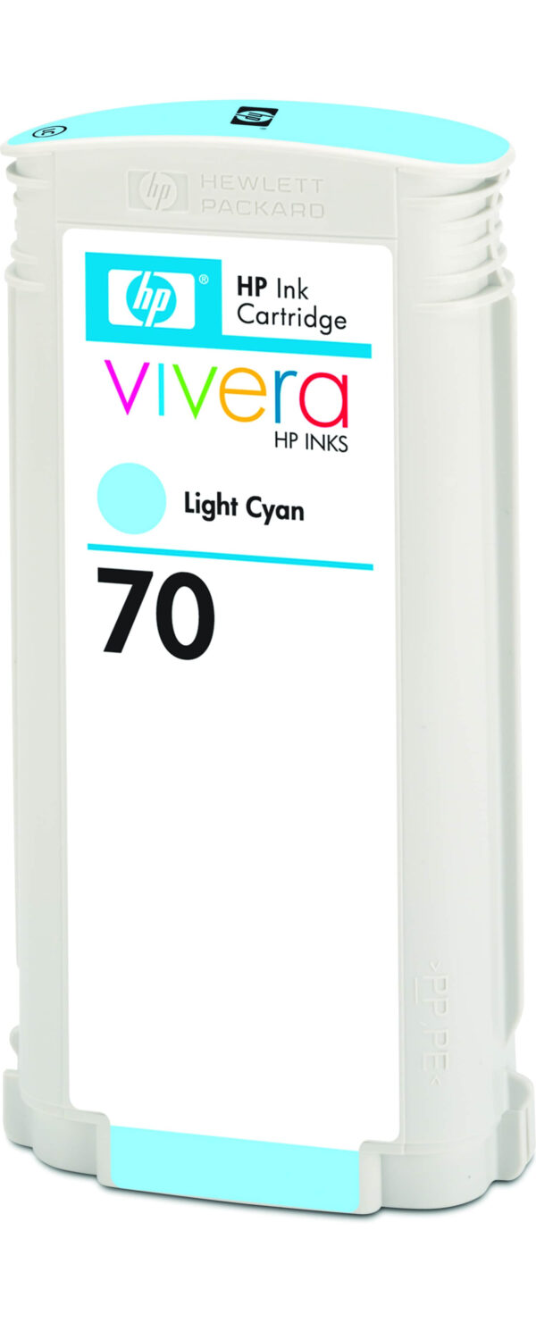 HP 70 130-ml Light Cyan Ink Cartridge HP 70 130-ml Light Cyan Ink Cartridge