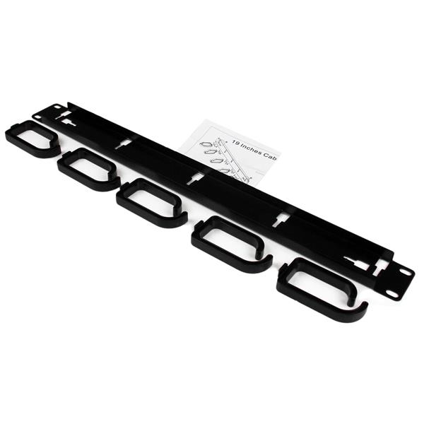StarTech.com 1U 19in Metal Rackmount Cable Management Panel StarTech.com 1U 19in Metal Rackmount Cable Management Panel