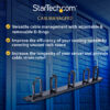 StarTech.com 1U 19in Metal Rackmount Cable Management Panel StarTech.com 1U 19in Metal Rackmount Cable Management Panel