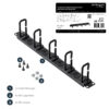 StarTech.com 1U 19" Cable Management Organizer - D Ring Hook StarTech.com 1U 19" Cable Management Organizer - D Ring Hook