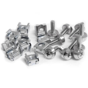 StarTech.com 50 Pkg M5 Mounting Screws and Cage Nuts for Server Rack StarTech.com 50 Pkg M5 Mounting Screws and Cage Nuts for Server Rack
