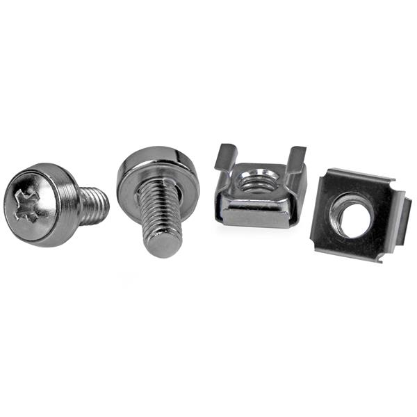 StarTech.com 50 Pkg M6 Mounting Screws and Cage Nuts for Server Rack