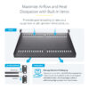 StarTech.com CABSHELF116V2PK rack accessory Rack shelf StarTech.com CABSHELF116V2PK rack accessory Rack shelf