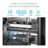 StarTech.com CABSHELF116V2PK rack accessory Rack shelf StarTech.com CABSHELF116V2PK rack accessory Rack shelf