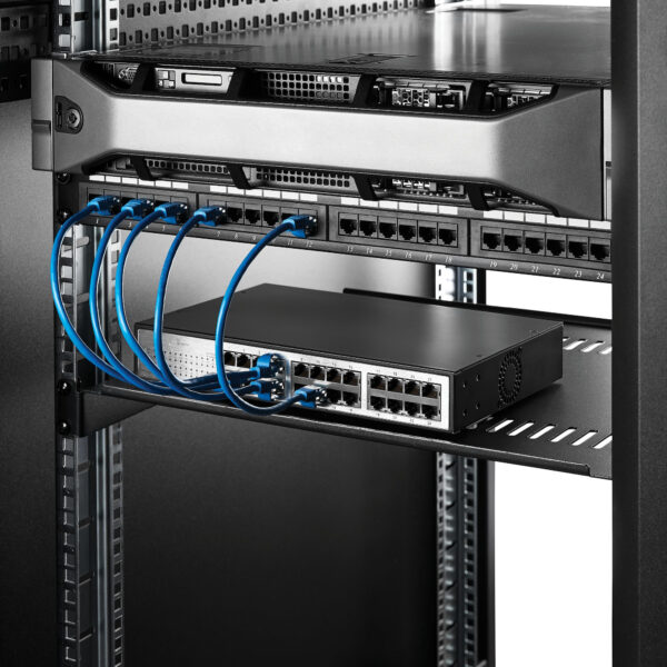 StarTech.com 1U Server Rack Shelf - Universal Vented Rack Mount StarTech.com 1U Server Rack Shelf - Universal Vented Rack Mount