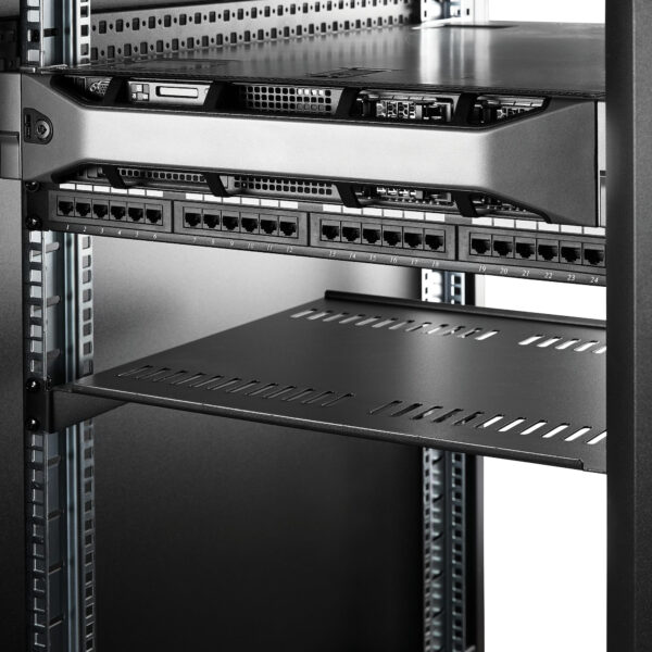 StarTech.com 1U Server Rack Shelf - Universal Vented Rack Mount StarTech.com 1U Server Rack Shelf - Universal Vented Rack Mount