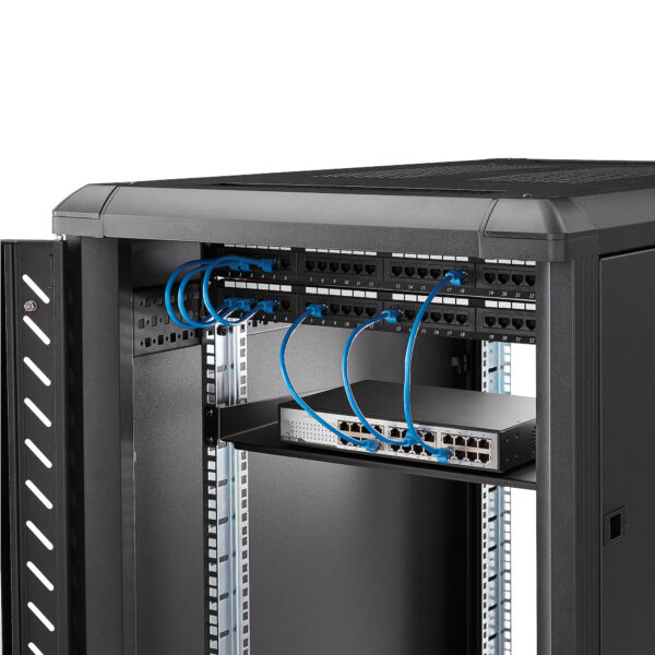 StarTech.com 1U Fixed Server Rack Mount Shelf - 10in Deep Steel StarTech.com 1U Fixed Server Rack Mount Shelf - 10in Deep Steel