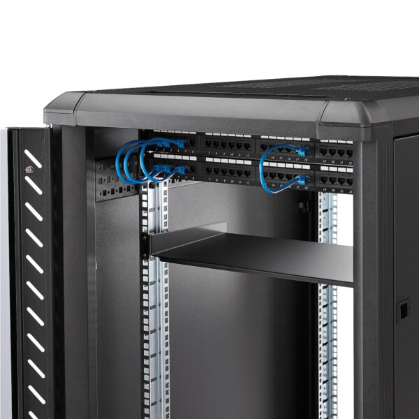 StarTech.com 1U Fixed Server Rack Mount Shelf - 10in Deep Steel StarTech.com 1U Fixed Server Rack Mount Shelf - 10in Deep Steel