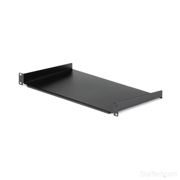 StarTech.com 1U Fixed Server Rack Mount Shelf - 10in Deep Steel StarTech.com 1U Fixed Server Rack Mount Shelf - 10in Deep Steel