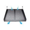 StarTech.com 2U Server Rack Shelf - Universal Vented Rack Mount