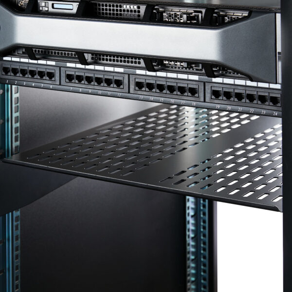 StarTech.com 2U Server Rack Shelf - Universal Vented Rack Mount