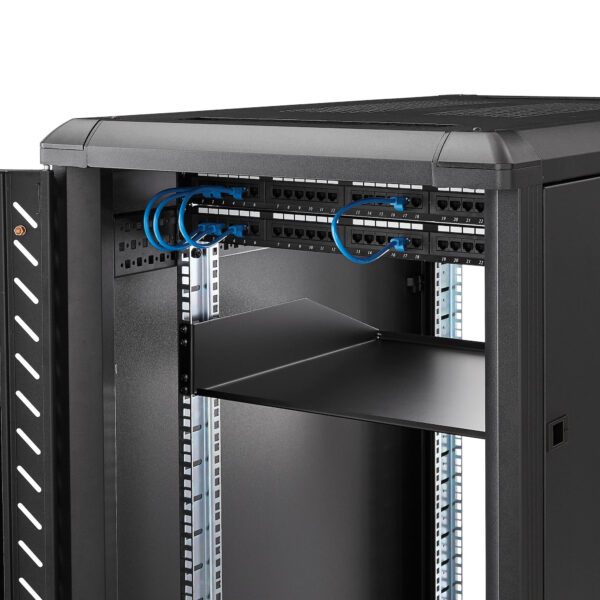 StarTech.com 2U Server Rack Shelf - Universal Rack Mount Cantilever