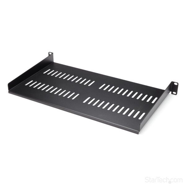 StarTech.com 1U Server Rack Shelf - Universal Vented Rack Mount StarTech.com 1U Server Rack Shelf - Universal Vented Rack Mount