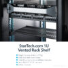 StarTech.com 1U Server Rack Shelf - Universal Vented Rack Mount StarTech.com 1U Server Rack Shelf - Universal Vented Rack Mount