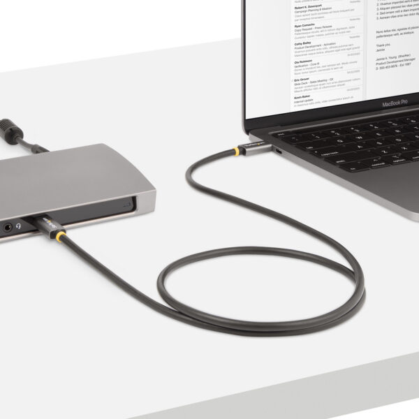 StarTech.com 3ft (1m) USB4 Cable, USB-IF Certified USB-C Cable, 40 StarTech.com 3ft (1m) USB4 Cable, USB-IF Certified USB-C Cable, 40