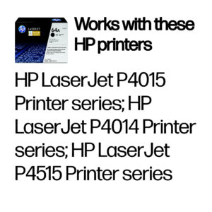 HP 64A Black Original LaserJet Toner Cartridge HP 64A Black Original LaserJet Toner Cartridge