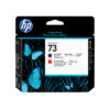 HP 73 Matte Black and Chromatic Red DesignJet Printhead