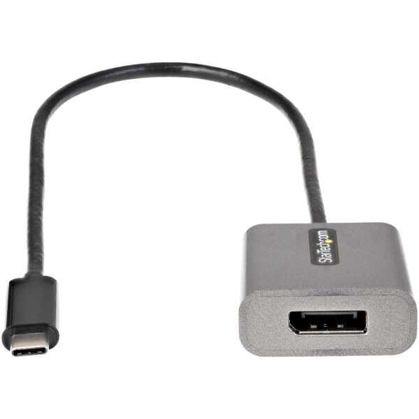 StarTech.com USB C to DisplayPort Adapter - 8K/4K 60Hz USB-C to