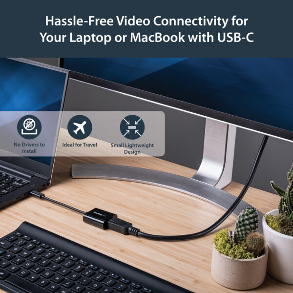 StarTech.com USB C to DisplayPort Adapter - 4K 60Hz/8K 30Hz - USB StarTech.com USB C to DisplayPort Adapter - 4K 60Hz/8K 30Hz - USB