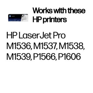 HP 78A Black Original LaserJet Toner Cartridge HP 78A Black Original LaserJet Toner Cartridge