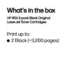 HP 85A 2-pack Black Original LaserJet Toner Cartridges HP 85A 2-pack Black Original LaserJet Toner Cartridges