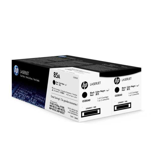 HP 85A 2-pack Black Original LaserJet Toner Cartridges HP 85A 2-pack Black Original LaserJet Toner Cartridges