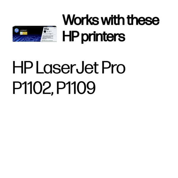 HP 85A Black Original LaserJet Toner Cartridge HP 85A Black Original LaserJet Toner Cartridge
