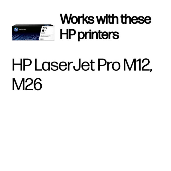 HP 79A Black Original LaserJet Toner Cartridge HP 79A Black Original LaserJet Toner Cartridge