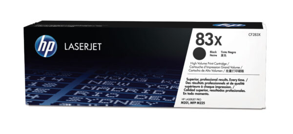 HP 83X High Yield Black Original LaserJet Toner Cartridge HP 83X High Yield Black Original LaserJet Toner Cartridge