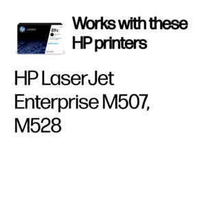 HP 89X High Yield Black Original LaserJet Toner Cartridge HP 89X High Yield Black Original LaserJet Toner Cartridge