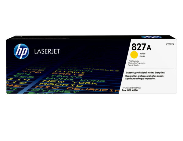 HP 827A Yellow Original LaserJet Toner Cartridge HP 827A Yellow Original LaserJet Toner Cartridge