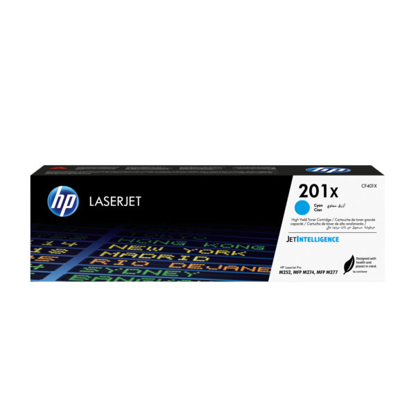 HP 201X High Yield Cyan Original LaserJet Toner Cartridge HP 201X High Yield Cyan Original LaserJet Toner Cartridge