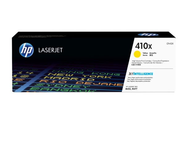 HP 410X High Yield Yellow Original LaserJet Toner Cartridge HP 410X High Yield Yellow Original LaserJet Toner Cartridge