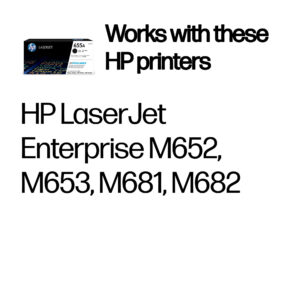 HP 655A Black Original LaserJet Toner Cartridge HP 655A Black Original LaserJet Toner Cartridge