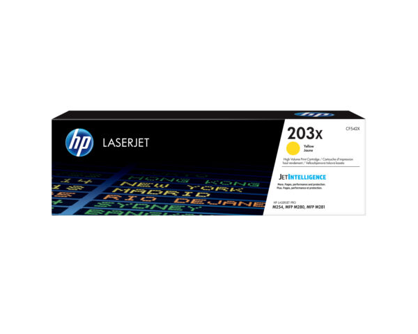 HP LaserJet 203X High Yield Yellow Original Toner Cartridge HP LaserJet 203X High Yield Yellow Original Toner Cartridge