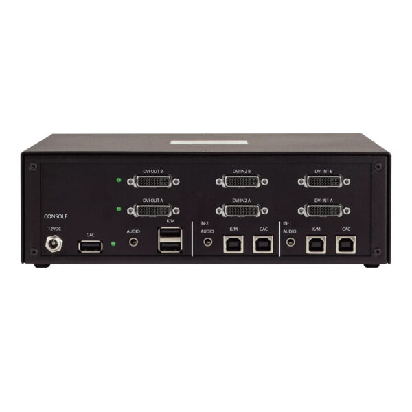 StarTech.com Secure 2-Port Dual-Monitor KVM Switch, DVI, NIAP 4.0