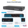 StarTech.com Secure 4-Port KVM Switch, DisplayPort, 4K 30Hz, NIAP 4.0 StarTech.com Secure 4-Port KVM Switch, DisplayPort, 4K 30Hz, NIAP 4.0