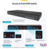 StarTech.com Secure 8-Port KVM Switch, DisplayPort, 4K 30Hz, NIAP 4.0 StarTech.com Secure 8-Port KVM Switch, DisplayPort, 4K 30Hz, NIAP 4.0